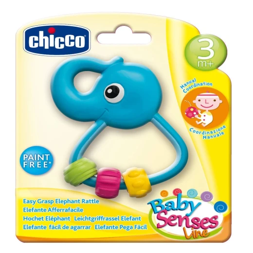 Chicco Baby Senses Elephant Rattle - تشيكو - Image 2