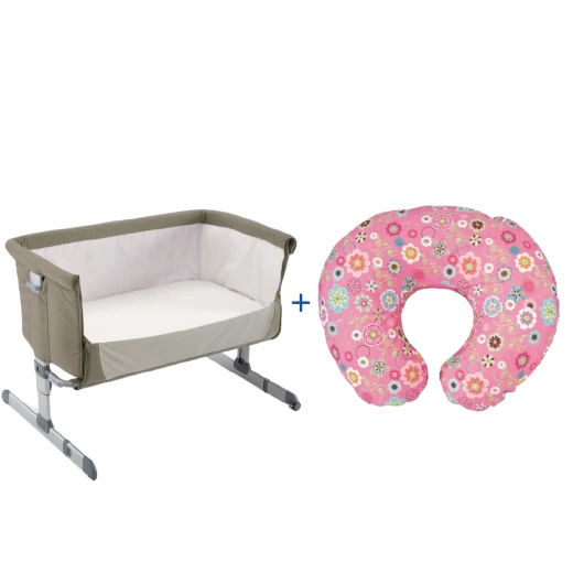 Chicco Next to Me Crib + Boppy Pillow - أزرق - تشيكو - Image 2