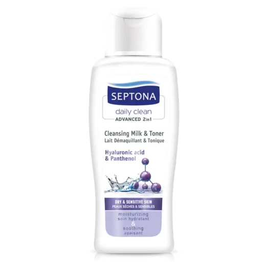Septona 2in1 Cleansing Milk & Toner with Hyaluronic Acid & Panthenol 200ml Septona 2in1 Cleansing Milk & Toner with Hyaluronic Acid & Panthenol 200ml