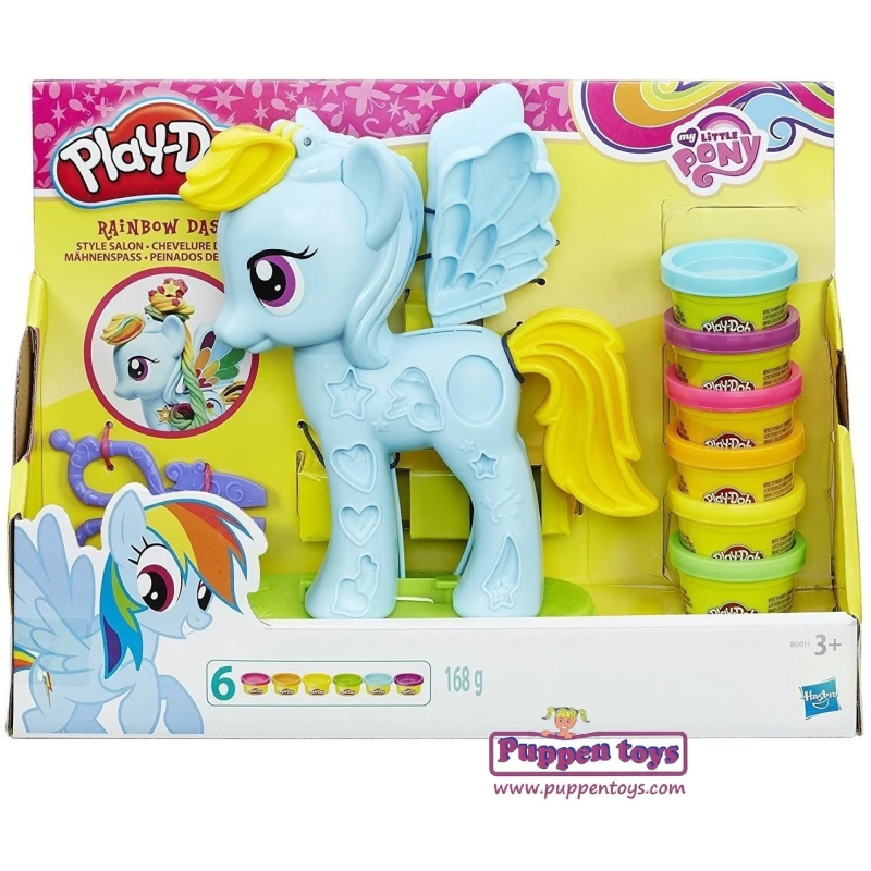 Play-Doh My Little Pony Rainbow Dash Style Salon Playset - بلاي دوه
