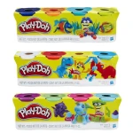 Hasbro 4 Cans Pack Play-Doh Plasticine - بلاي دوه
