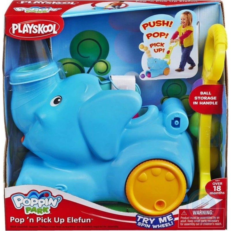 Playskool Poppin Park Pop 'n Pick up Elefun Toy - بلاي سكول