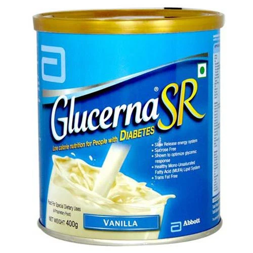 Abbott Glucerna Sr Vanilla Powder 400Gm - جلوسيرنا