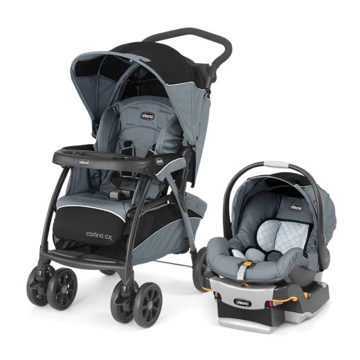 Chicco Cortina CX Travel System, Iron Chicco Cortina CX Travel System, Iron