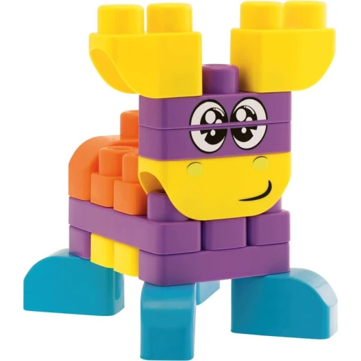 Chicco Toy Building Blocks Animals Set 40pc - تشيكو - Image 5