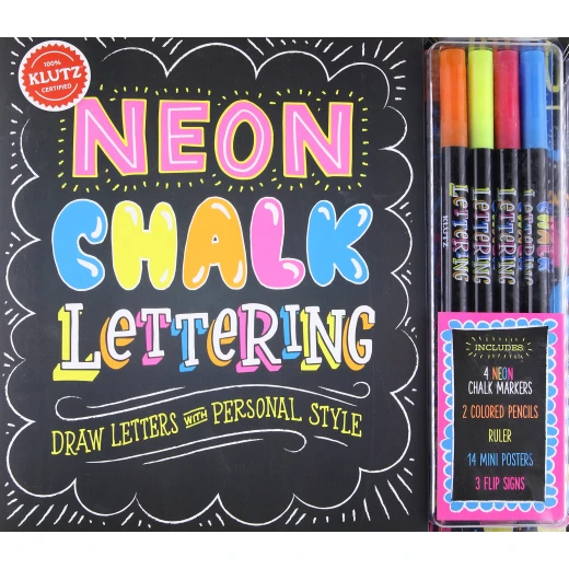 Neon Chalk Lettering (Klutz) Neon Chalk Lettering (Klutz)
