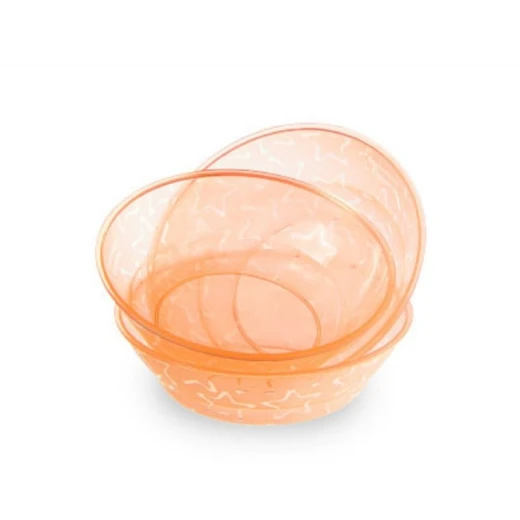 Tommee Tippee Basics Bowls X3, Orange - تومي تيبي - Image 2