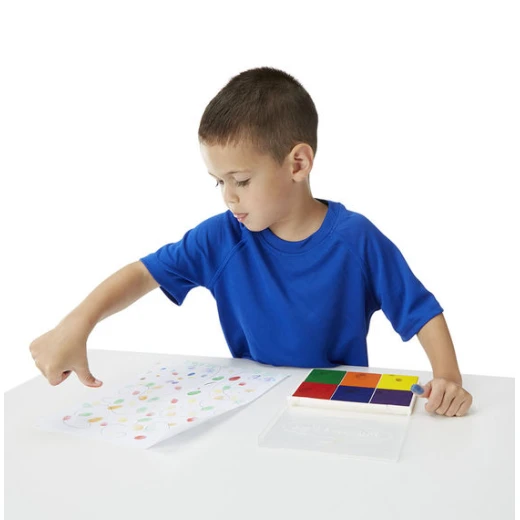 Melissa & Doug Rainbow Stamp Pad - ميليسا اند دوج - Image 3