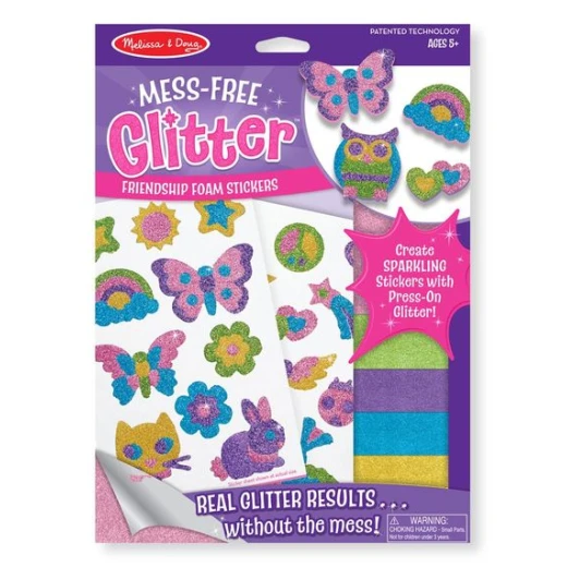 Melissa & Doug Mess-Free Glitter Friendship Foam Stickers Melissa & Doug Mess-Free Glitter Friendship Foam Stickers