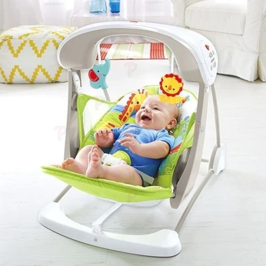 Fisher Price Rainforest Friends Take-Along Swing & Seat - فيشر برايس - Image 4