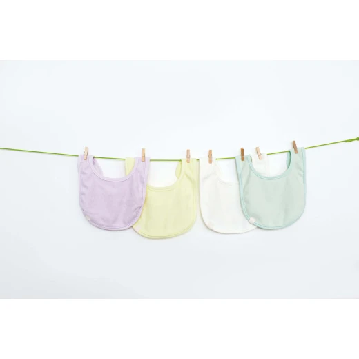Lassig Newborn Bibs Plain, Mint - لاسيج - Image 2