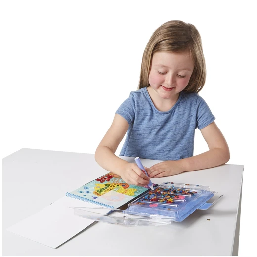Melissa & Dough On-The-Go Crafts Animals Sequin Art - ميليسا اند دوج - Image 2