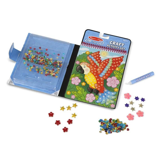Melissa & Dough On-The-Go Crafts Animals Sequin Art - ميليسا اند دوج - Image 3