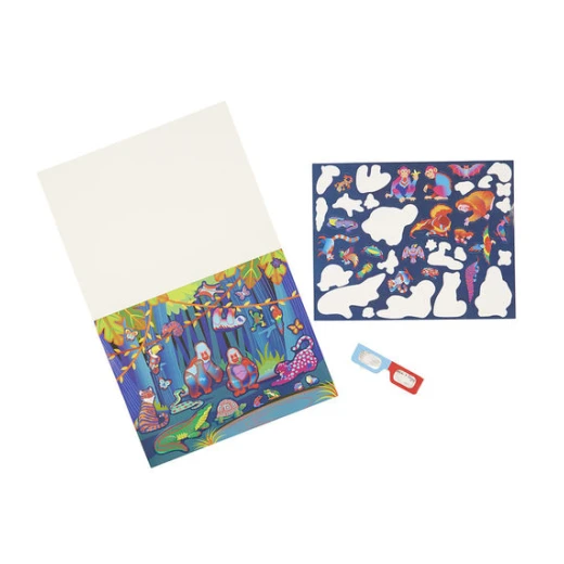 Melissa & Doug Easy-to-See 3-D Reusable Sticker Pad - Habitats - ميليسا اند دوج - Image 3