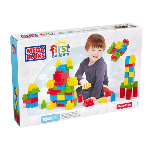 Mega Bloks First Builders First Builders 100-Count. Block Set Mega Bloks First Builders First Builders 100-Count. Block Set