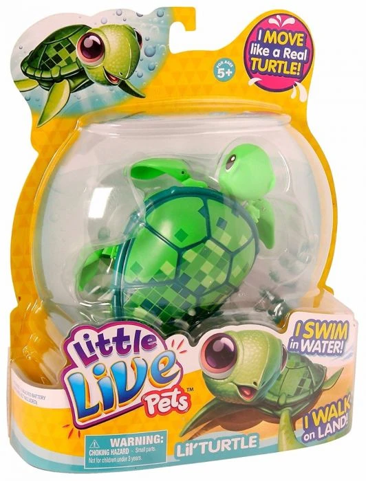 Little Live Pets Lil' Turtle - Green - ليتل لايف بيتس