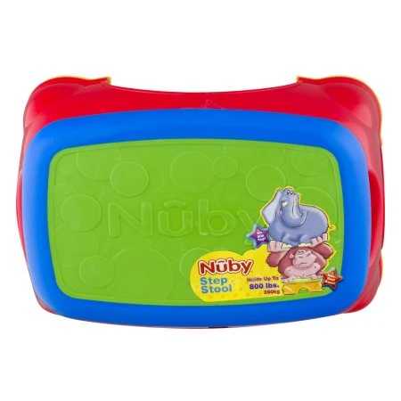 Nuby Step Stool, Red-Blue-Green - نوبي - Image 5