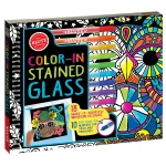 Klutz Color-In Stained Glass: 18 Make-it-yourself Window Designs - سكولاستيك