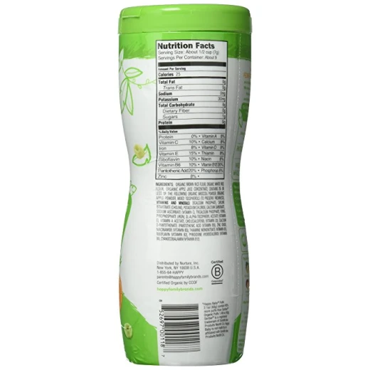 Happy Baby Puffs Apple and Broccoli - Gluten Free - هابي توت - Image 2