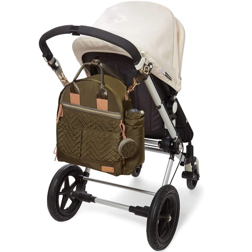 Skip Hop Suite 6 Pieces c Diaper Backpack Set - Olive - سكيب هوب - Image 3