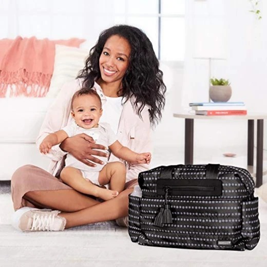 Skip Hop Riverside Ultra Light Diaper Satchel, Black - سكيب هوب - Image 3
