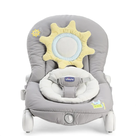 Chicco Balloon Baby Bouncer, Dark Grey - تشيكو - Image 2