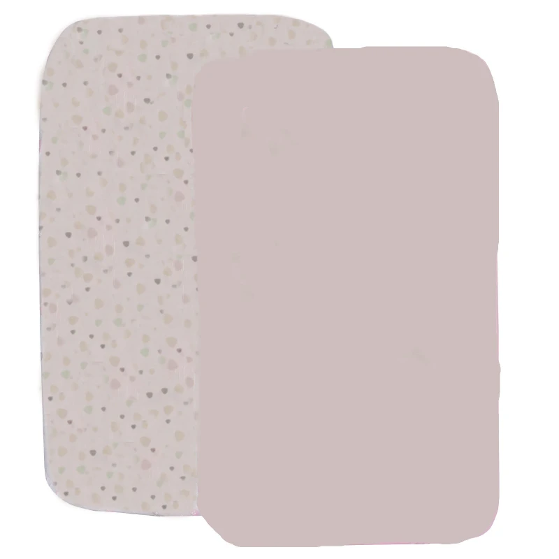 Chicco Next 2 Me Fitted Sheets Set of 2 - Pink - تشيكو