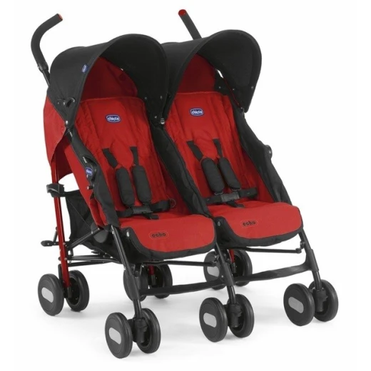 Chicco Echo Twin Stroller - Garnet