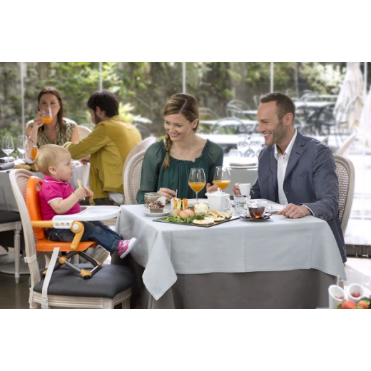 Chicco Pocket Snack Booster - Orange - تشيكو - Image 2