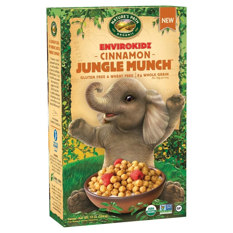 Nature's Path Gluten Path Organic Gluten Free Cinnamon Jungle Munch 284g - ناتشورز باث اورجانيك