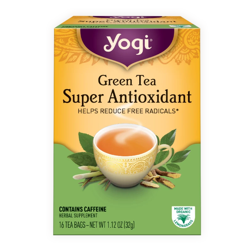 Yogi Tea, Green Tea Super Antioxidant 32g - يوجي