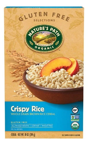 Nature's Path Gluten Free Crispy Rice Cereal 284g Nature's Path Gluten Free Crispy Rice Cereal 284g