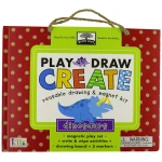 Green Start Play, Draw, Create Dinosaurs Reusable Drawing & Magnet Kit - انوفاتيف كيدز جرين
