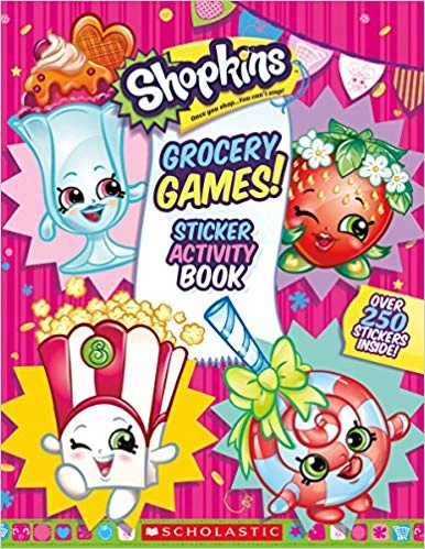 Grocery Games! Shopkins Jumbo Sticker A B Grocery Games! Shopkins Jumbo Sticker A B