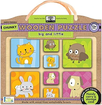 Green Start Chunky Wooden Puzzles Green Start Chunky Wooden Puzzles