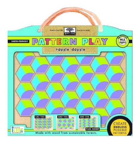 Innovative Kids Green Pattern Play Razzle Dazzle 28 Piece Puzzle Innovative Kids Green Pattern Play Razzle Dazzle 28 Piece Puzzle