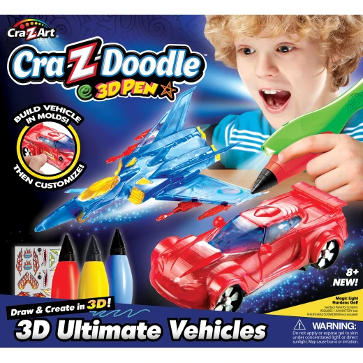 Cra-Z-Doodle 3D Pen - 3D Ultimate Vehicles Cra-Z-Doodle 3D Pen - 3D Ultimate Vehicles