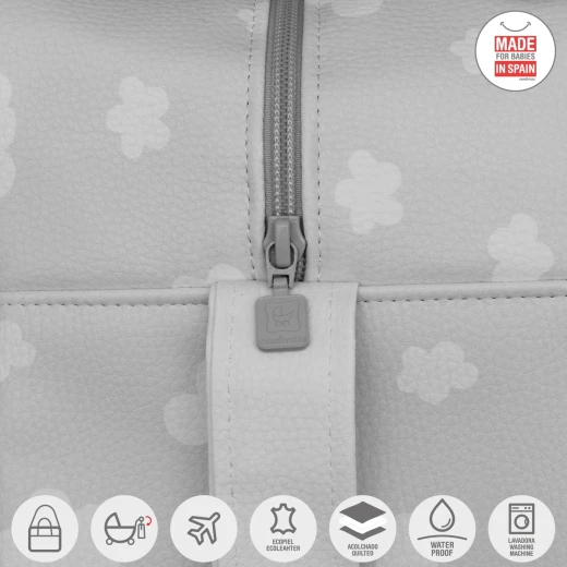 Cambrass Maternity Bag  ,Nube -Grey - كامبراس - Image 3