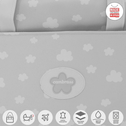 Cambrass Maternity Bag  ,Nube -Grey - كامبراس - Image 2