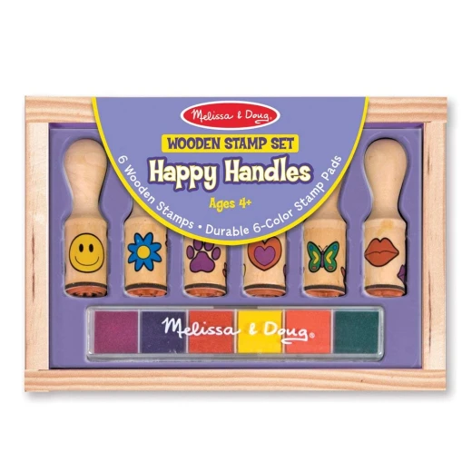 Melissa & Doug Happy Handle Stamp Set Melissa & Doug Happy Handle Stamp Set