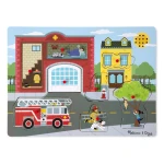 Melissa & Doug Around the Fire Station Sound Puzzle - Melissa &amp; Doug