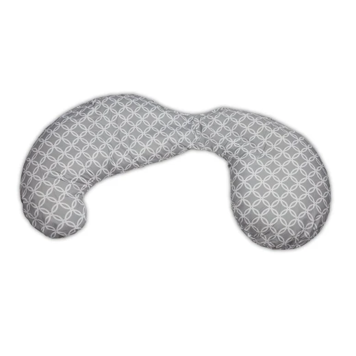 Boppy Slipcovered Pregnancy Body Pillow, Trellis, White Boppy Slipcovered Pregnancy Body Pillow, Trellis, White