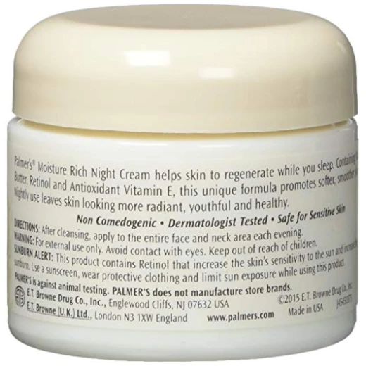 Palmer's Cocoa Butter Formula Moisture Rich Night Cream, 75g - Palmer's - Image 5