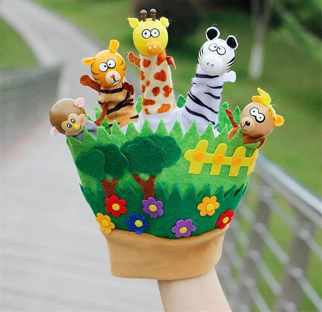 Kids Toys Finger Puppets - Animals