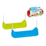 Dolu Children's Outdoor Garden Swing Seat With Rope And Mounting Rings - أزرق - دولو