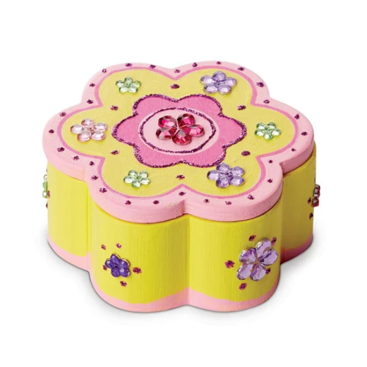 Melissa & Doug Decorate-Your-Own Wooden Flower Box - ميليسا اند دوج - Image 2