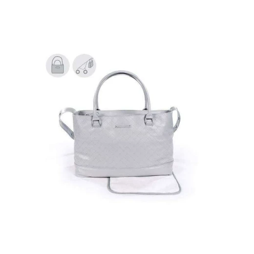 Pasito a Pasito Inés Normandie Grey Faux Leather Pushchair Bag - باسيتو اه  باسيتو - Image 3