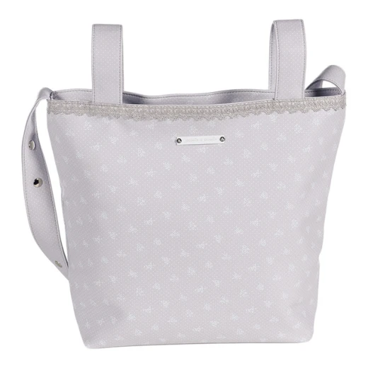 Walking Mum Changing Bag Verona Flower Grey Walking Mum Changing Bag Verona Flower Grey