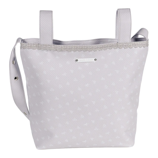 Walking Mum Changing Bag Verona Flower Grey - واكينغ  مام