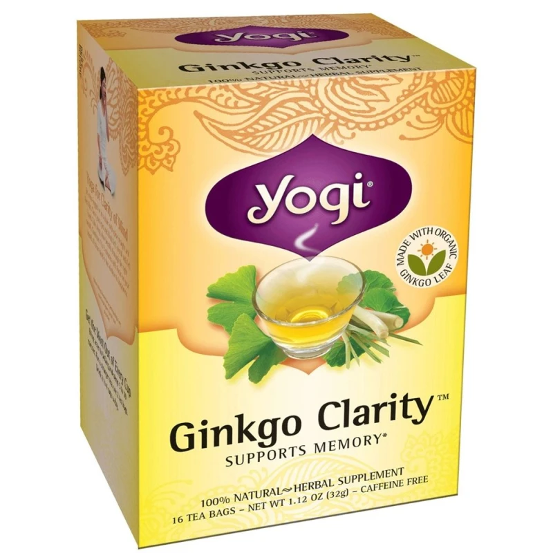 Yogi Tea, Ginkgo Clarity - 16 Tea Bags - يوجي
